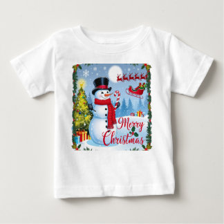 Camiseta De Bebé feliz navidad