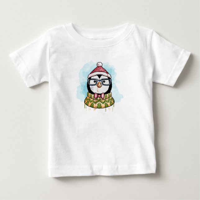 Camiseta De Bebé feliz navidad (Anverso)