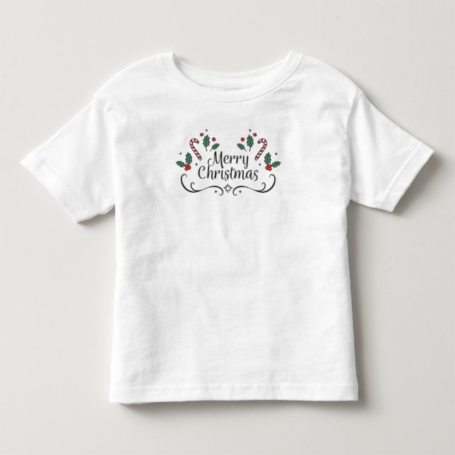 Camiseta De Bebé Feliz Navidad (Anverso)