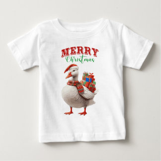 CAMISETA DE BEBÉ FELIZ NAVIDAD 2026