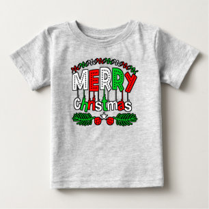 Camiseta De Bebé Feliz Navidad-85923