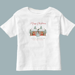 Camiseta De Bebé Feliz Navidad a los mejores vecinos de la historia