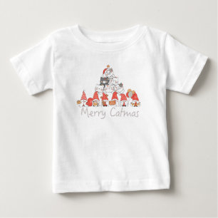 Camiseta De Bebé Feliz Navidad a los Navidades de Cute