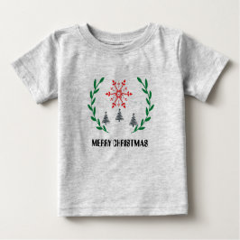 Camiseta De Bebé Feliz Navidad, bebé