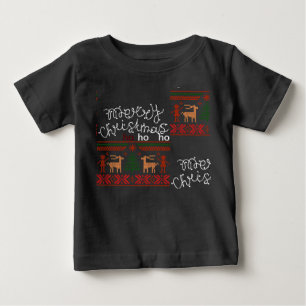 Camiseta De Bebé Feliz Navidad Bebé 