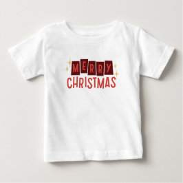 Camiseta De Bebé Feliz Navidad Bebé/Pequeño Camisas