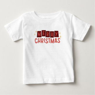 Camiseta De Bebé Feliz Navidad Bebé/Pequeño Camisas