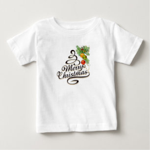 Camiseta De Bebé Feliz Navidad Bebé T.Shirt