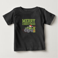 Feliz Navidad Camión Monstruo Niño Xmas