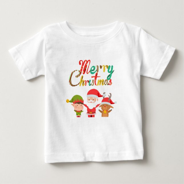 Camiseta De Bebé Feliz Navidad Elf (Anverso)