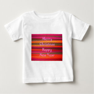 Camiseta De Bebé Feliz Navidad Feliz Año Nuevo