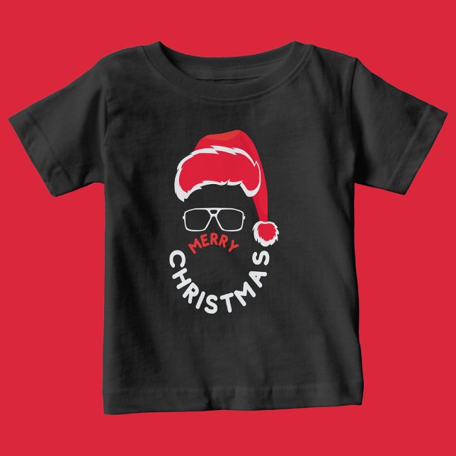 Camiseta De Bebé Feliz Navidad, Feliz y Brillante (Subido por el creador)