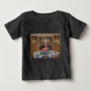 Camiseta De Bebé Feliz Navidad fuera de casa Inspirado en A