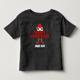 CAMISETA DE BEBÉ FELIZ NAVIDAD PERSONALIZADO 