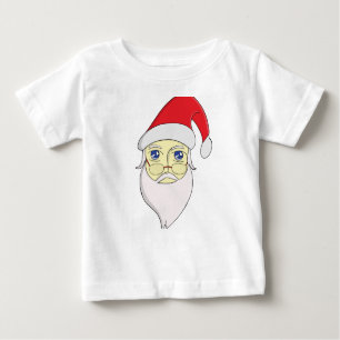 Camiseta De Bebé Feliz Navidad Santa