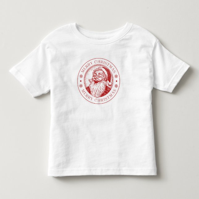 Camiseta De Bebé Feliz Navidad STamp (Anverso)