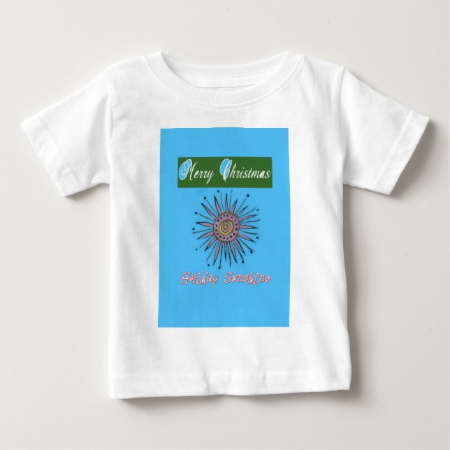 Camiseta De Bebé Feliz Navidad Sunshine Holiday (Anverso)