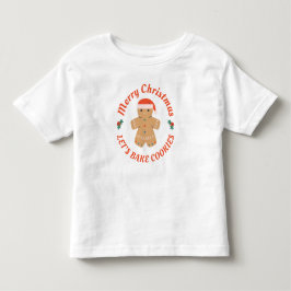 Camiseta De Bebé Feliz Navidad Vamos Hornear Galletas Hombre de Jen