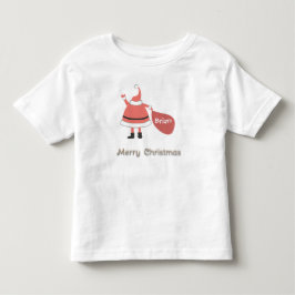 Camiseta De Bebé Feliz Navidad y regalo personalizado