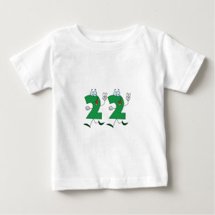 Camiseta De Bebé Feliz número 22