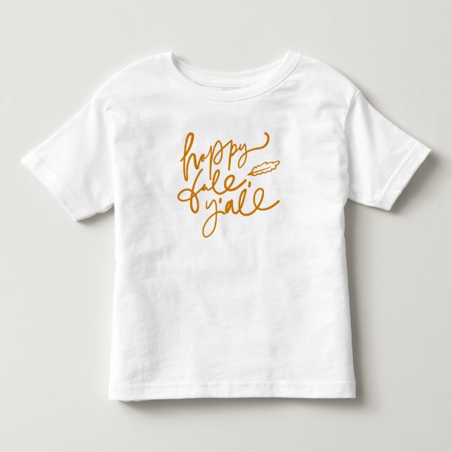 Camiseta De Bebé Feliz otoño (Anverso)