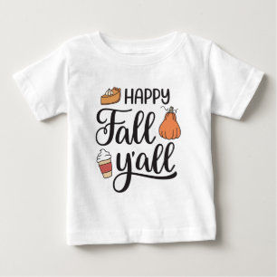 Camiseta De Bebé Feliz otoño