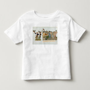 Camiseta De Bebé Feliz partida de los voluntarios del ejército