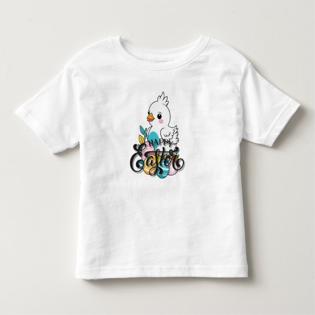 Camiseta De Bebé Feliz Pascua (Anverso)