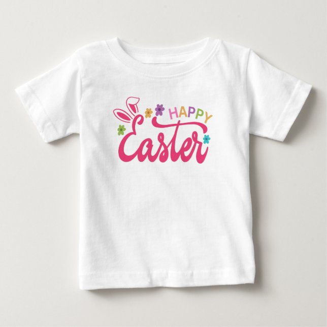 Camiseta De Bebé Feliz Pascua (Anverso)