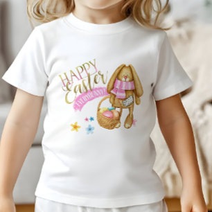 Camiseta De Bebé Feliz Pascua a todos los conejitos ID640
