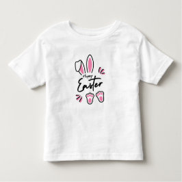 Camiseta De Bebé Feliz Pascua (Rosa)