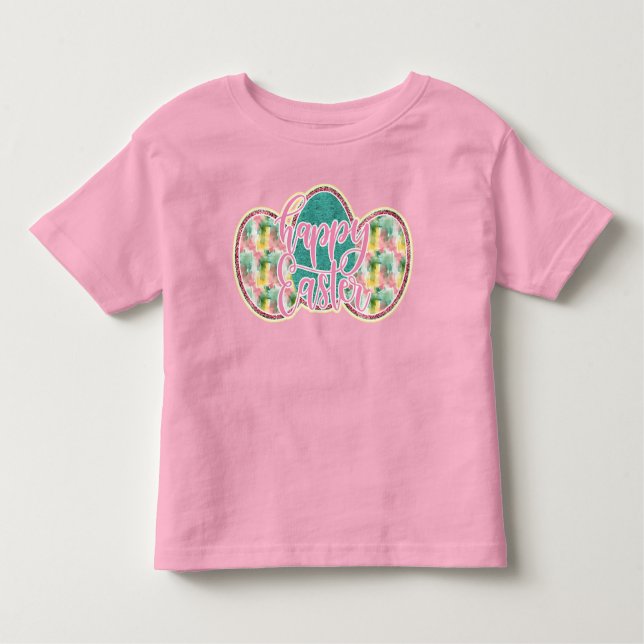Camiseta De Bebé Feliz Pascua Toddler Tee (Anverso)