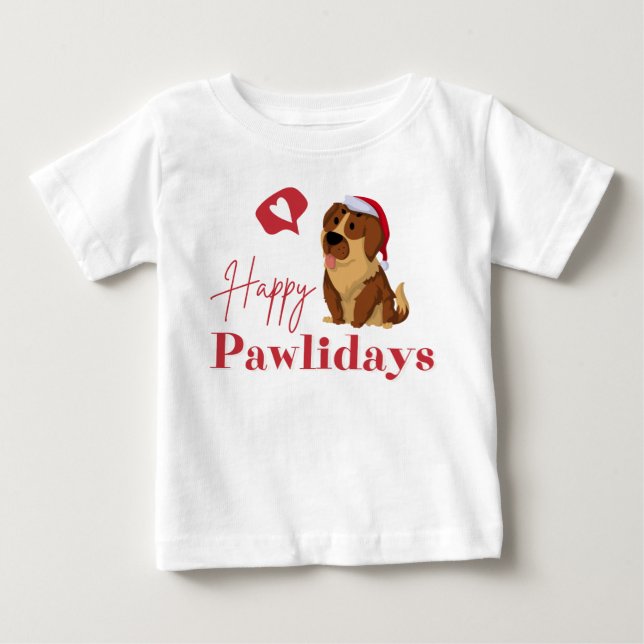 Camiseta De Bebé Feliz pawlydias (Anverso)