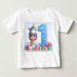 Camiseta De Bebé Feliz primer cumpleaños