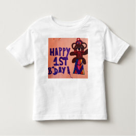 Camiseta De Bebé FELIZ primer cumpleaños, bebé años