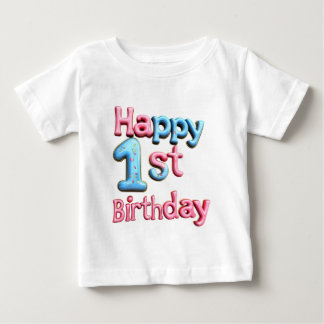 Camiseta De Bebé Feliz primer cumpleaños - Feliz primer cumpleaños