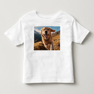 Camiseta De Bebé Feliz recuperación de oro corriendo
