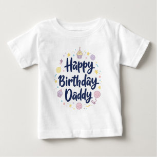 CAMISETA DE BEBÉ FELIZ ROPA DE BEBÉ DE CUMPLEAÑOS