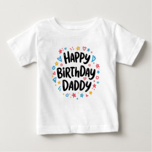 CAMISETA DE BEBÉ FELIZ ROPA DE BEBÉ DE CUMPLEAÑOS