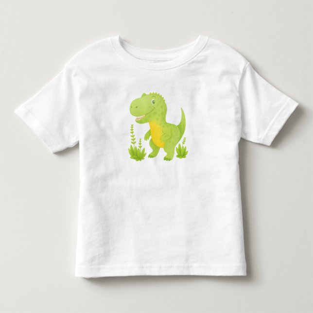 Camiseta De Bebé Feliz T-Rex (Anverso)