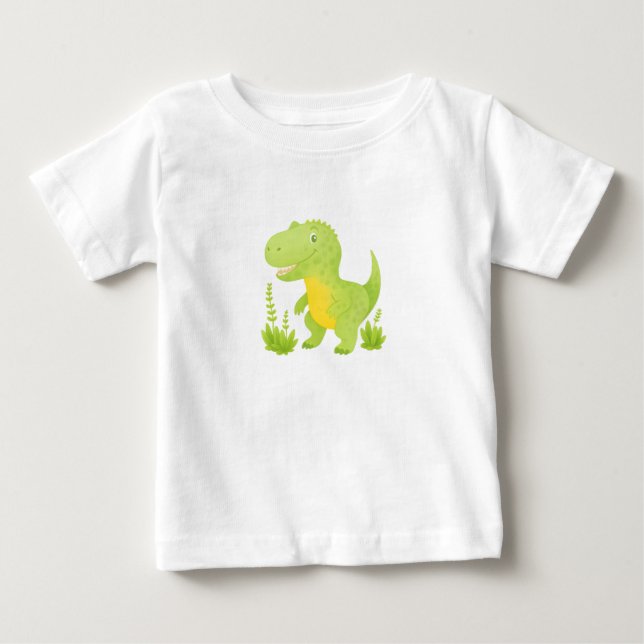 Camiseta De Bebé Feliz T-Rex (Anverso)