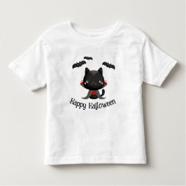 Camiseta De Bebé Feliz vampiro de la copa de Halloween