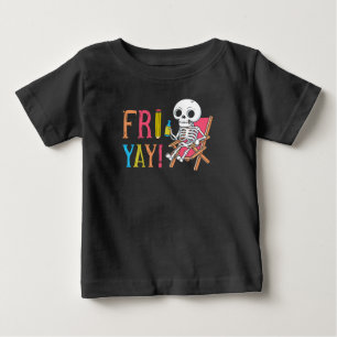 Camiseta De Bebé Feliz viernes a los enamorados de un profesor dive