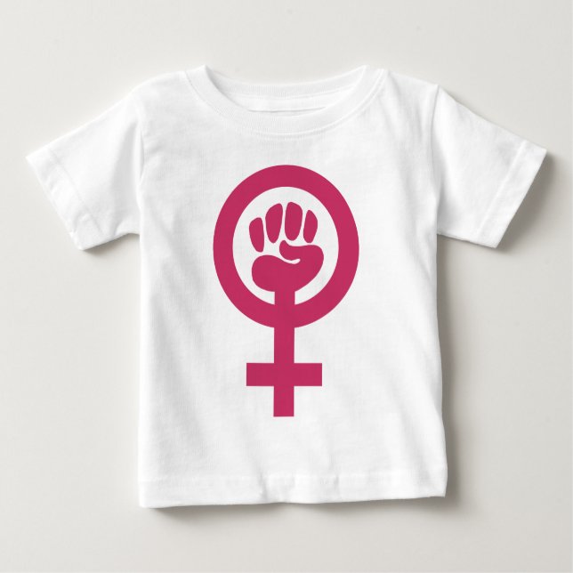 Camiseta De Bebé Feminismo por la victoria (Anverso)
