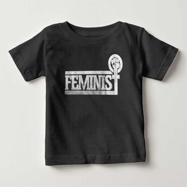 Camiseta De Bebé Feminista (Anverso)