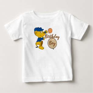 Camiseta De Bebé Ferald Upbeat Birday Boy