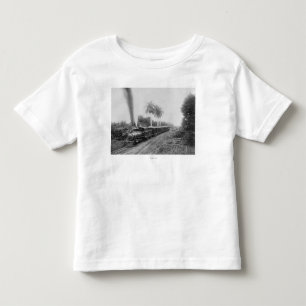 Camiseta De Bebé Ferrocarril central americano de la cacerola en