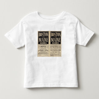 Camiseta De Bebé Ferrocarril de Boston y de Maine