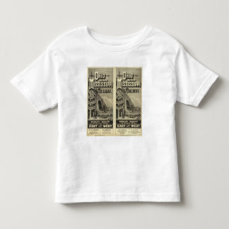 Camiseta De Bebé Ferrocarril de Ohio y de Mississippi