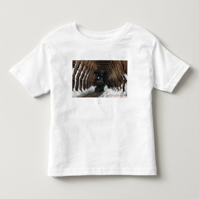Camiseta De Bebé Ferrocarril de Showsheds (Anverso)